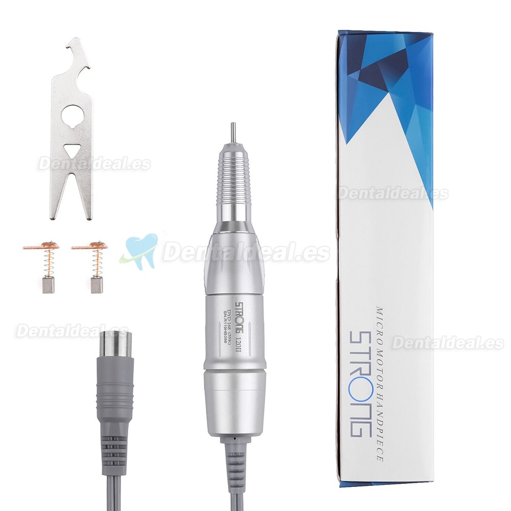 STRONG 120II Micromotor para Laboratorio Dental con Pieza de Mano 35000 RPM